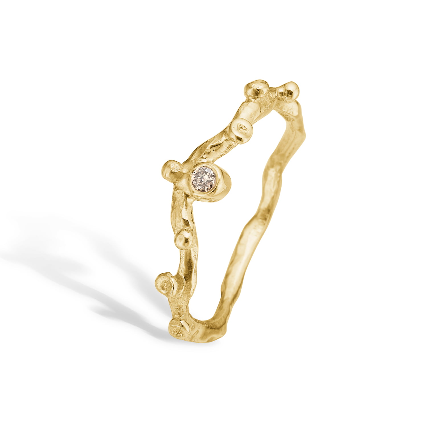 Ring Zenith Single – Eksklusiv Diamantring fra ByBirdie