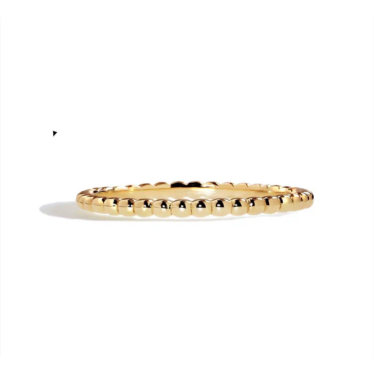 Equestrian Small Dot Ring i Forgyldt Design