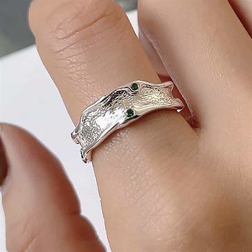 Chloris Justerbar Sølv Ring - Hurtig Levering!