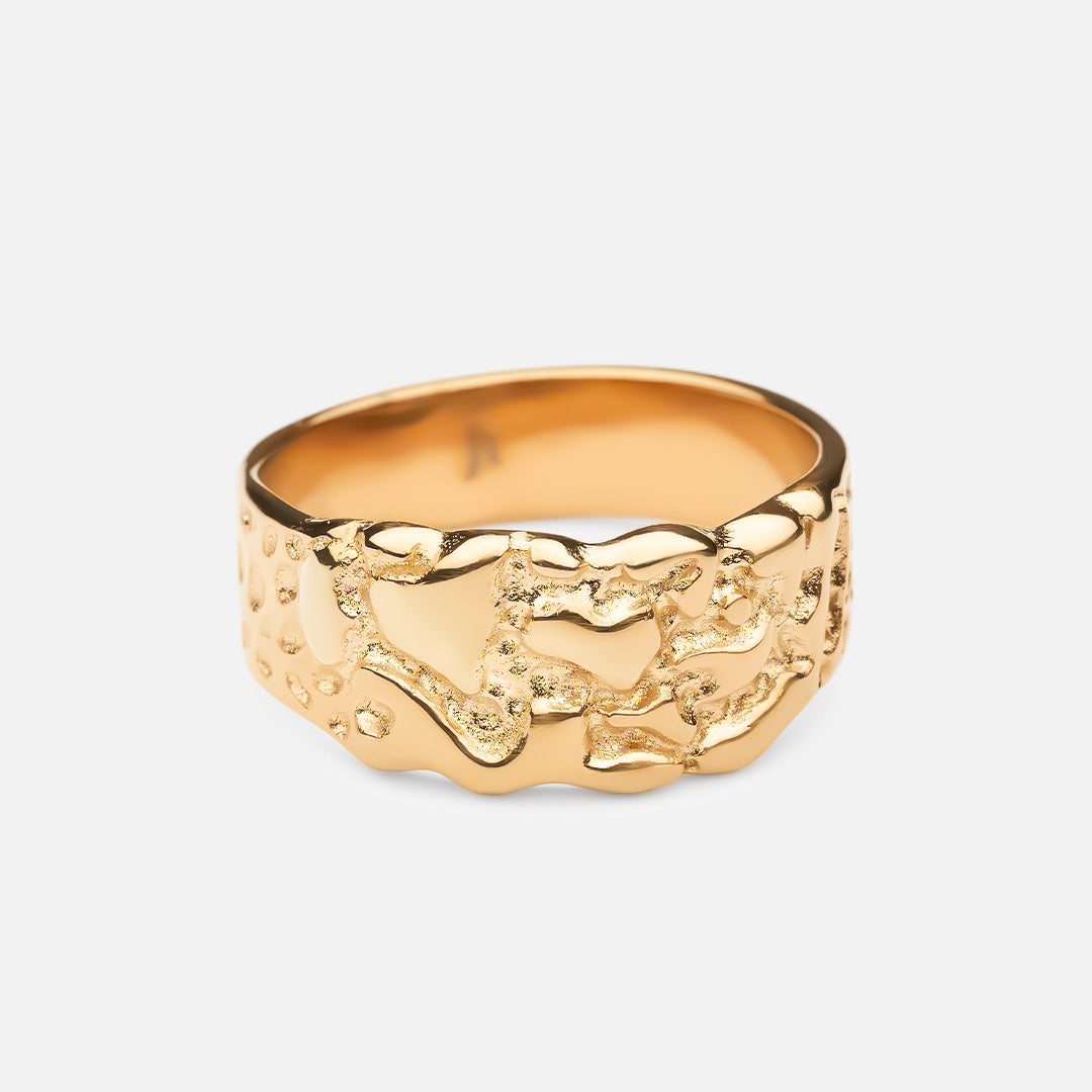 Meteor Celestial Ring i 18k Guldbelægning - Tilbud!