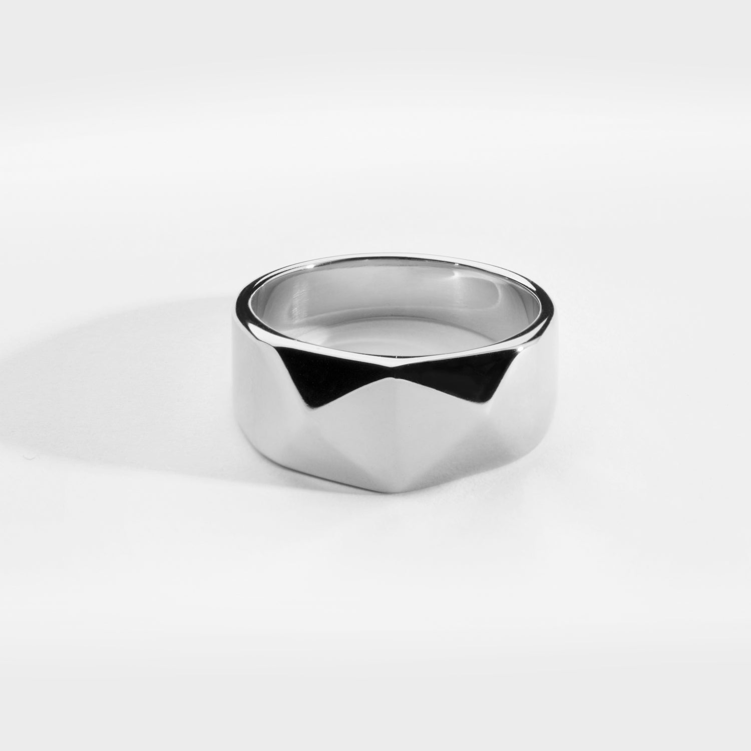 Kant Signature Ring - Sølvtonet - Herre - Black Friday Tilbud