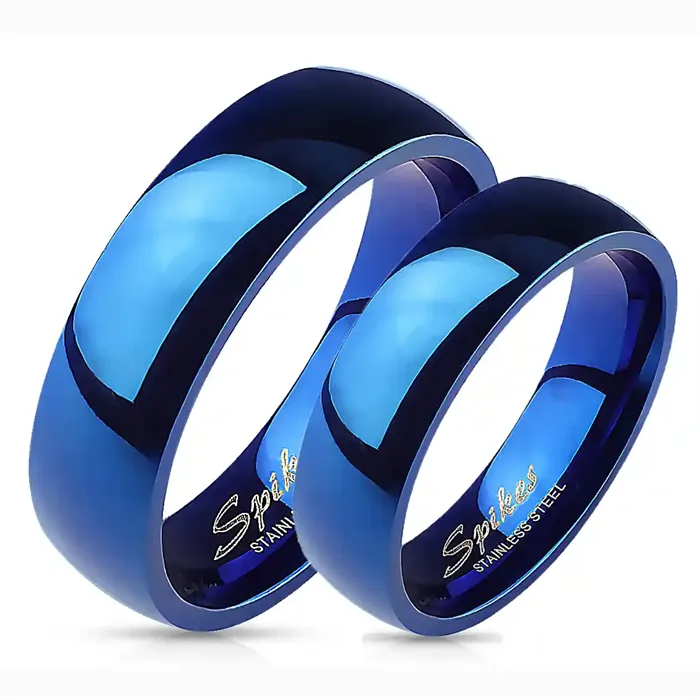 Blå Skinnende Ring i Ip Bluecoat - Hurtig Levering!