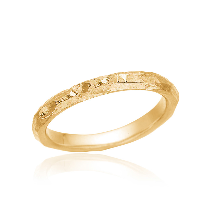 Feminin Ring i Guldbelagt Sølv - Eksklusivt Tilbud!