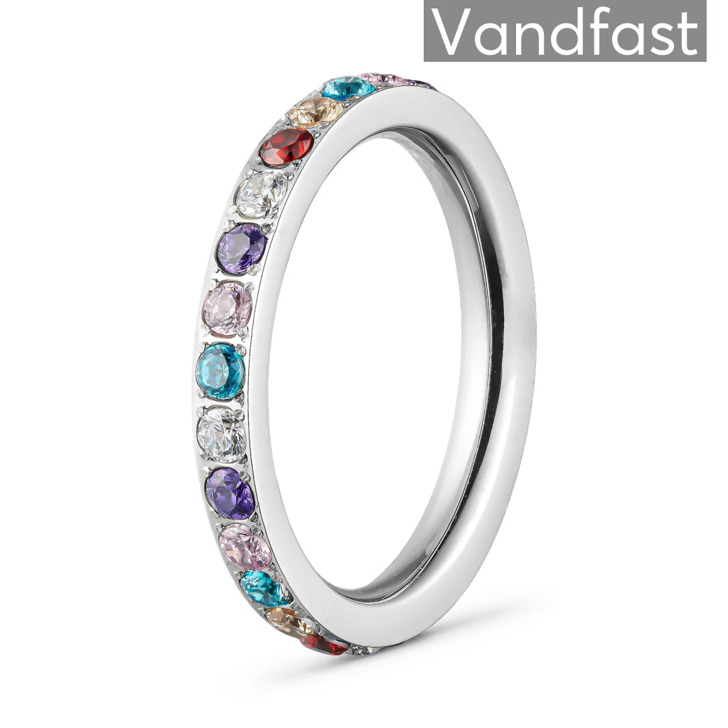 Annebrauner Alliance Multicolor Ring - Unik Smykkeoplevelse