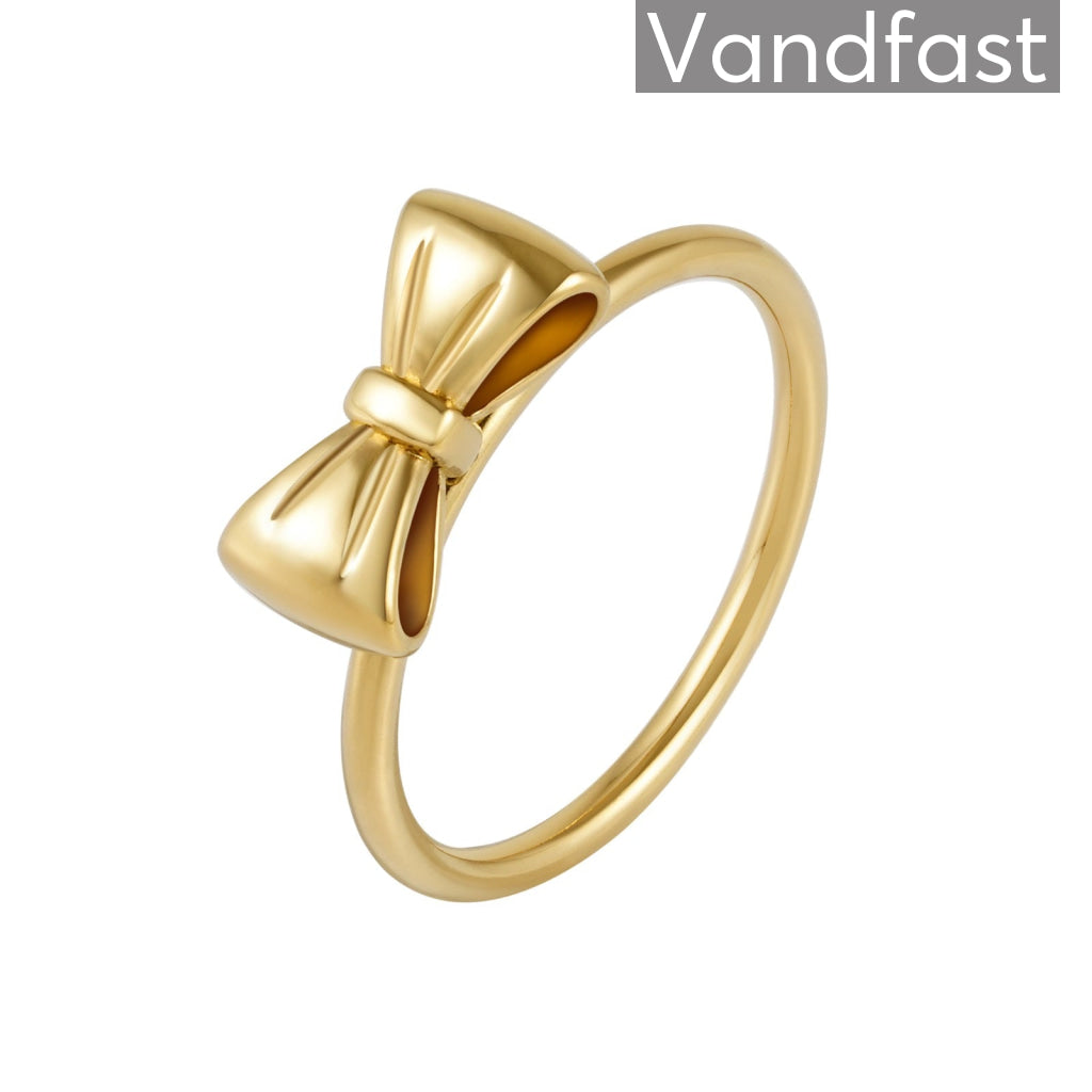 Annebrauner Sløjfering i 18k Guldbelægning - Udsalg!