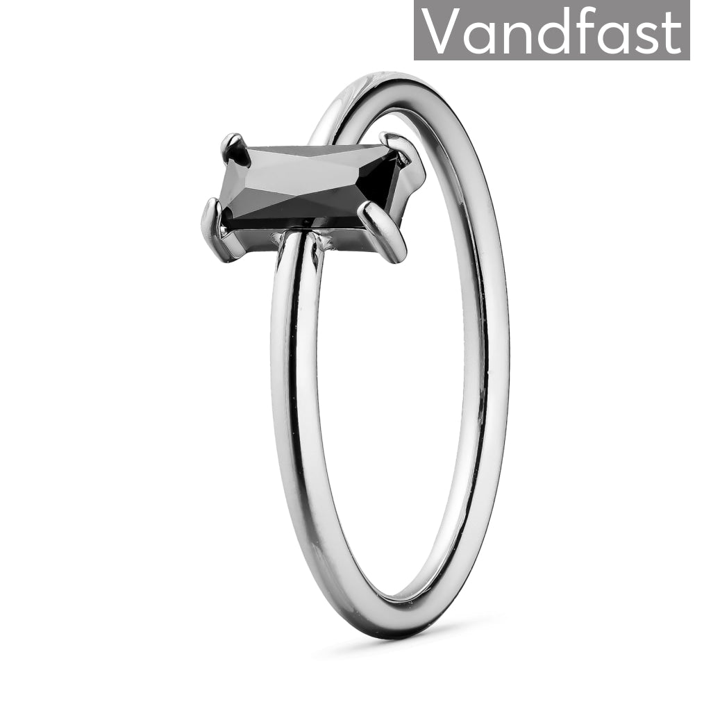 Annebrauner Deluxe Petite Sort Ring - Eksklusivt Tilbud