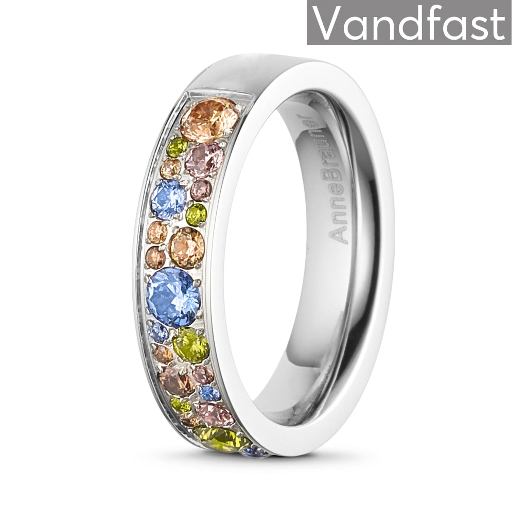 Annebrauner Funklende Multifarvet Efterårsring - 48