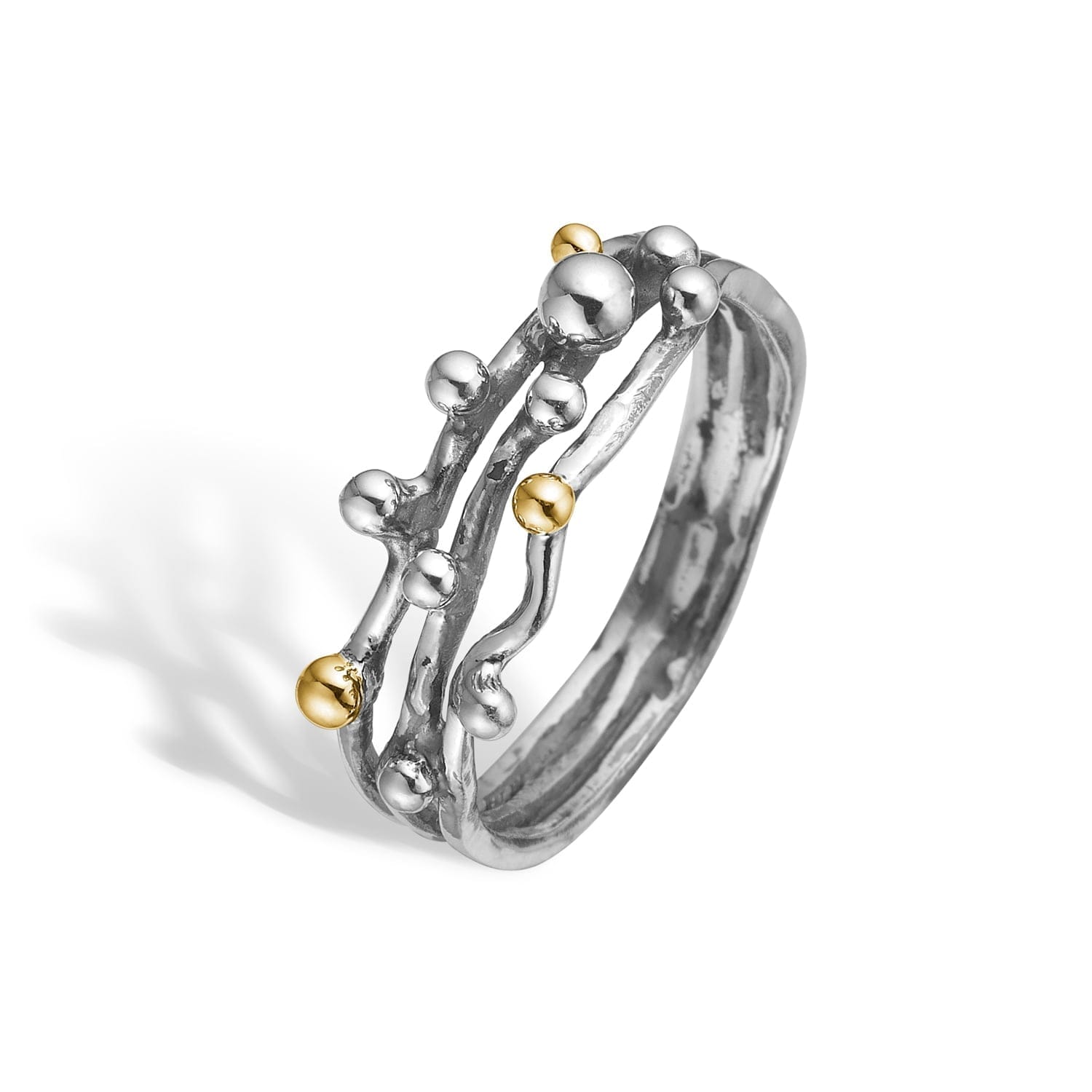 Ring Urban Harlem Buds-3 Polished - Sølv Ringtilbud