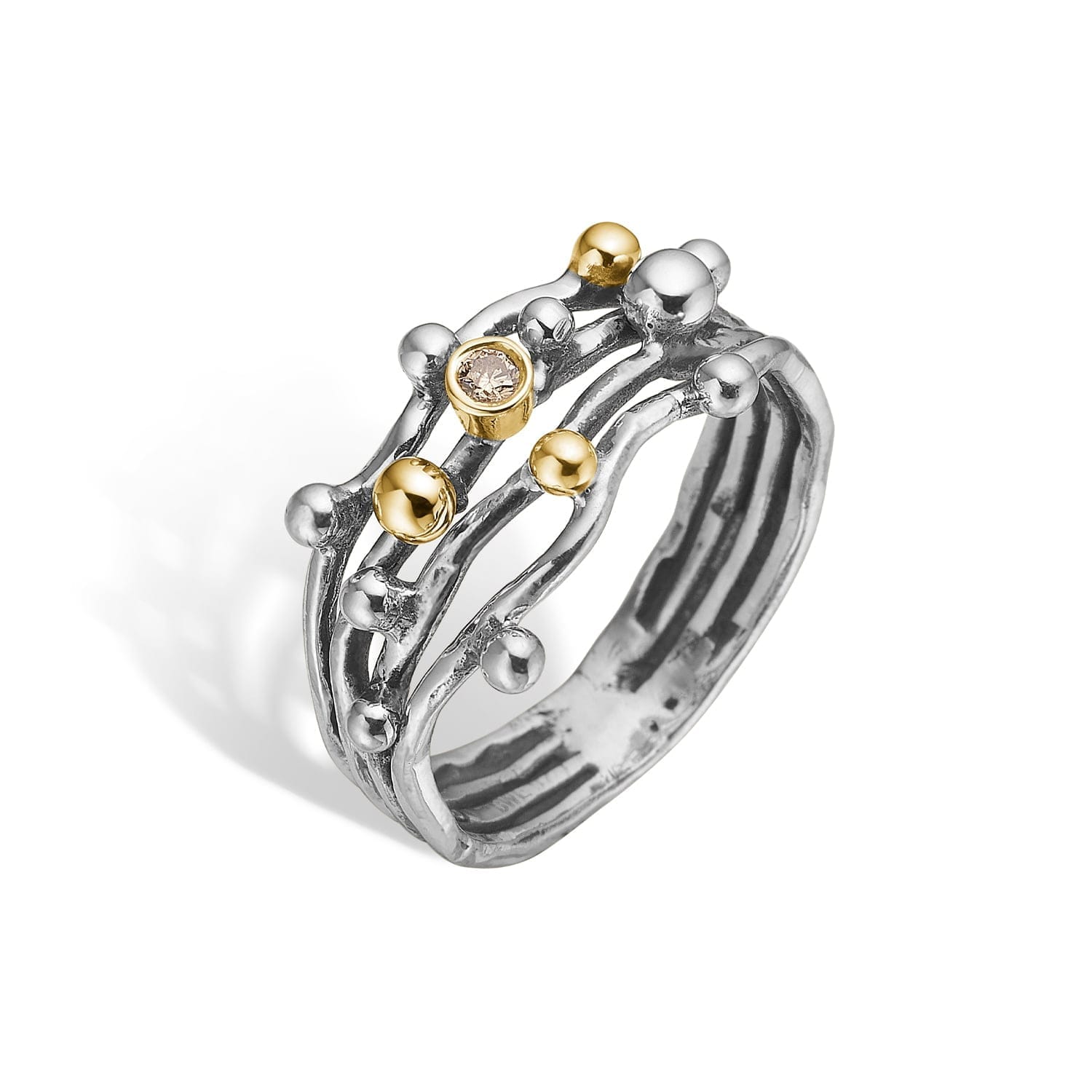 Ring Urban Harlem Buds-4 Polished - Eksklusiv Tilbud!