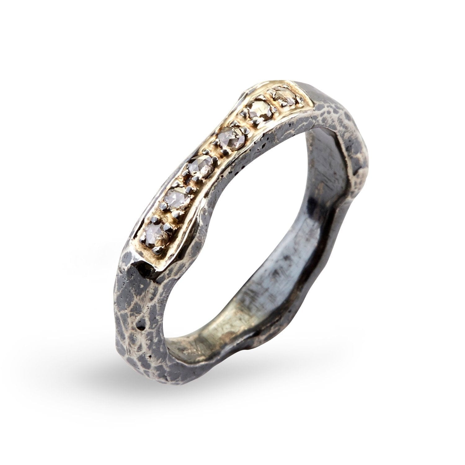 Ring Heritage Golden Wave - Eksklusiv diamantring