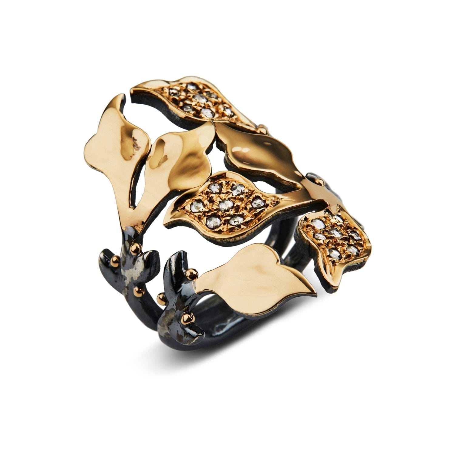 Ring Dover Gold - Eksklusiv Diamantring fra Bybirdie.dk