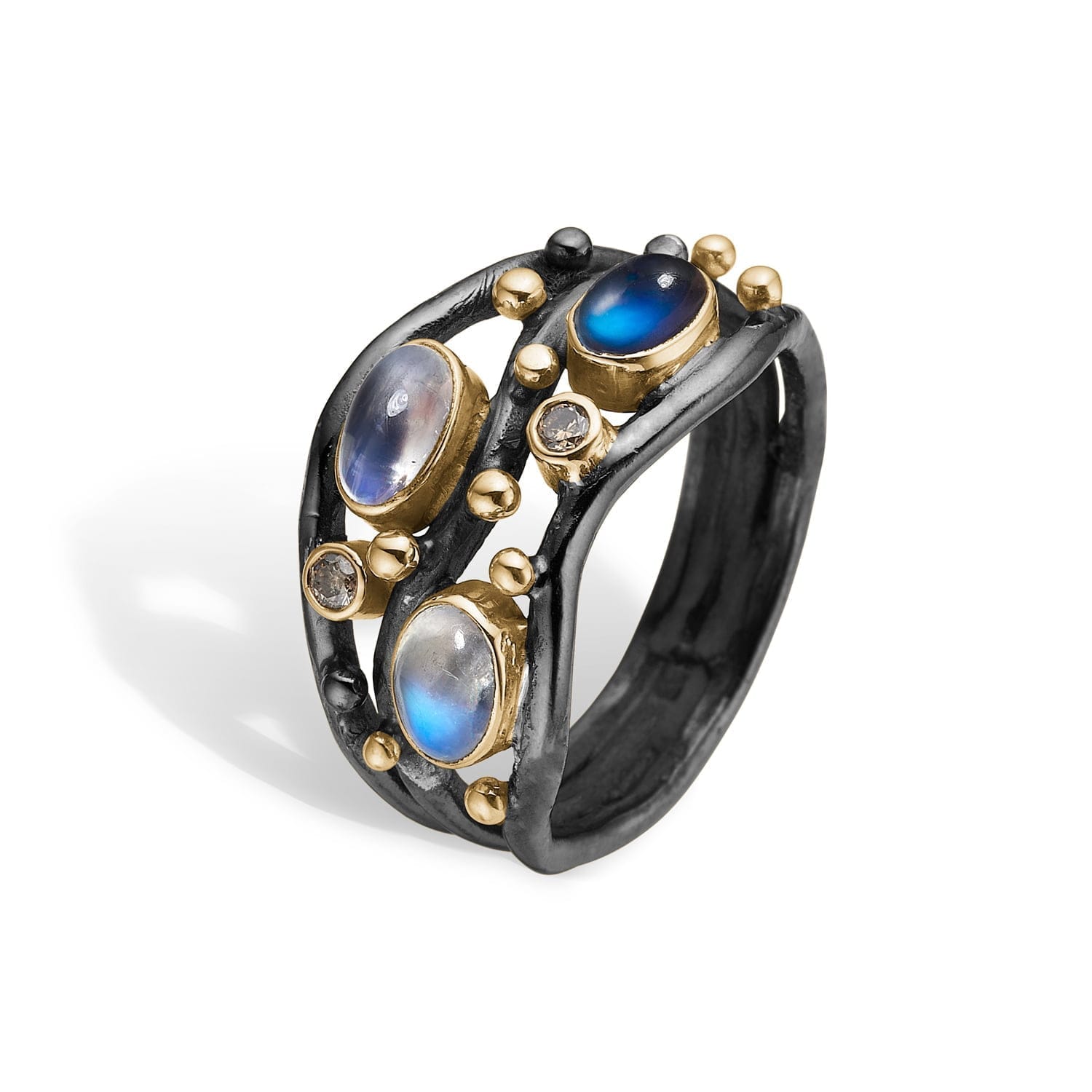 Ring Nautilos Blue - Unik Smykke til Dit Look