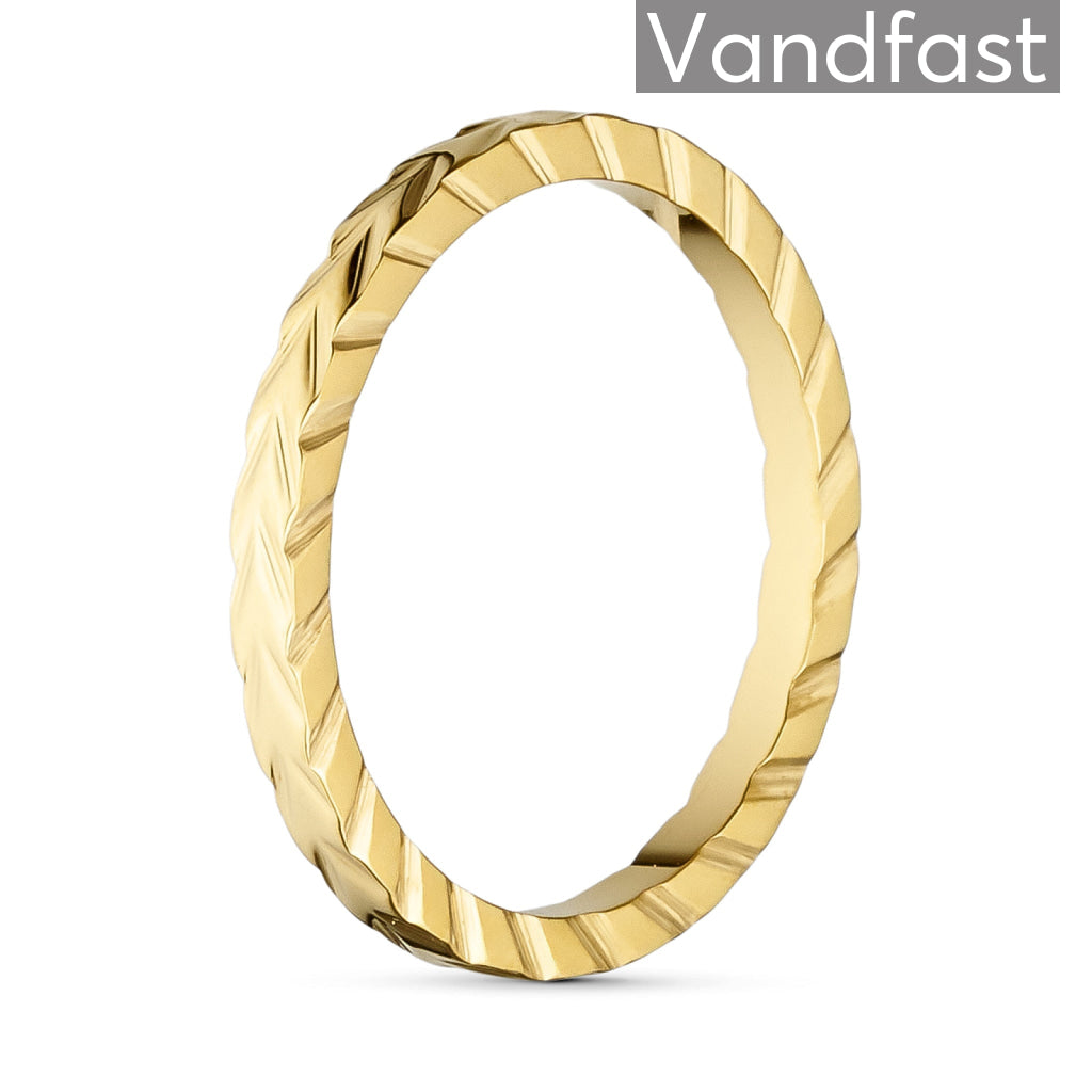 Annebrauner Celeste Ring 18k Guldbelagt - 49